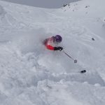 Off piste skiing